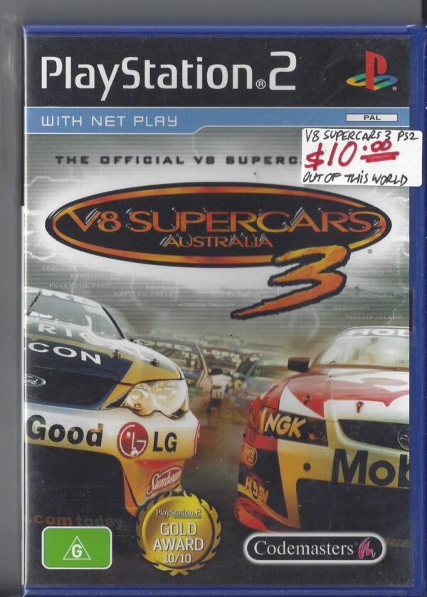 V8 Supercars 3 Australia PS2