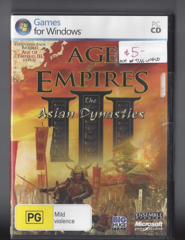Age Of Empires 3 The Asians Dynasties PC