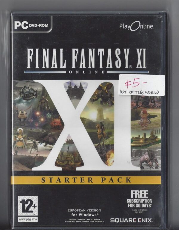 Final Fantasy XI Online STARTER PACK PC
