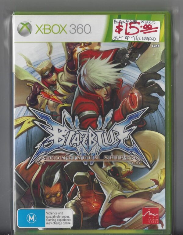 Blazblue Continuum Shift XBOX 360