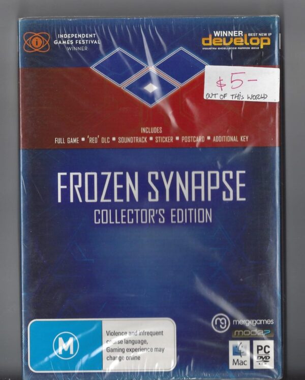 Frozen Synapse Collector's Edition (SEALED/NEW)